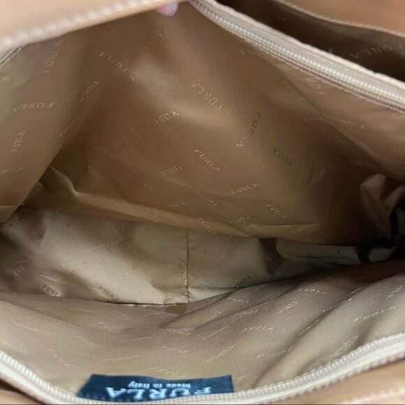 FURLA Calf Kelly Leather Jumbo Shoulder Bag - Picture 11 of 11